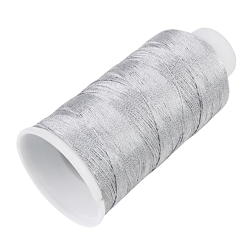TEHAUX 6 Lange Spulen Vielfältig Silberdraht Häkelfaden Stickerei Quiltfaden Perlen Polster Nähgarn Schmuck Herstellung Quilten Metallisch Faden Zum Nähen Silver TEHAUX 6 Lange Spulen Vielfältig Silberdraht Häkelfaden Stickerei Quiltfaden Perlen Polster Nähgarn Schmuck Herstellung Quilten Metallisch Faden Zum Nähen Silver von TEHAUX