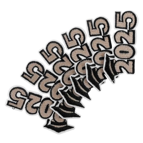 TEHAUX 6 Stück Abschluss Bügelbilder Stickerei Patches für Kleidung und Hüte Modische DIY Textilaufnäher für Abschlussfeier Dekoration und Persönliche Gestaltung TEHAUX 6 Stück Abschluss Bügelbilder Stickerei Patches für Kleidung und Hüte Modische DIY Textilaufnäher für Abschlussfeier Dekoration und Persönliche Gestaltung von TEHAUX
