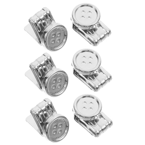 TEHAUX 6 Stück Metall Knöpfe für Hosenträger Einfache Montage Nahtloses Design für Jeans und Hosen Stilvolle Ersatzknöpfe Sicher und Praktisch TEHAUX 6 Stück Metall Knöpfe für Hosenträger Einfache Montage Nahtloses Design für Jeans und Hosen Stilvolle Ersatzknöpfe Sicher und Praktisch von TEHAUX