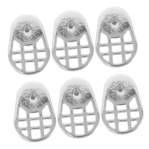 TEHAUX 6 Stück Ohrstecker Rückseiten Silber Schwerlast Ohrstecker Stabilisatoren Sicherer Verschluss Ohrclip Lifters für Große Ohrringe Unterstützende Rückhalter für Durchgezogene von TEHAUX