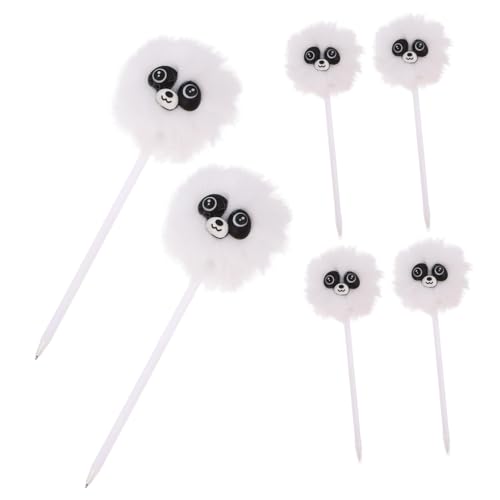 TEHAUX 6 Stück Schwarze Kugelschreiber mit Flauschigem Pompon und Witzigem Augen Design Weiche Mine Lustige Schreibstifte für Schüler und Geschenkideen TEHAUX 6 Stück Schwarze Kugelschreiber mit Flauschigem Pompon und Witzigem Augen Design Weiche Mine Lustige Schreibstifte für Schüler und Geschenkideen von TEHAUX