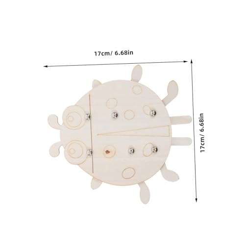 TEHAUX 6 Stück Teiliges DIY Holz Marienkäfer zum Bemalen für Unlackierte Natürliche Holzfiguren für Kreative Bastelprojekte Kindergarten Klassenzimmer Geburtstagsfeiern und TEHAUX 6 Stück Teiliges DIY Holz Marienkäfer zum Bemalen für Unlackierte Natürliche Holzfiguren für Kreative Bastelprojekte Kindergarten Klassenzimmer Geburtstagsfeiern und von TEHAUX