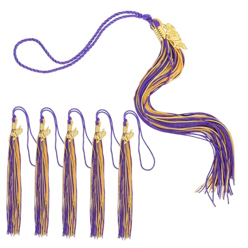TEHAUX 6 Stück Teiliges Graduation Cap Quasten für Abschlussfeiern Einfache Befestigung Weiches für Partys und Besondere Anlässe Graduation Hut Zubehör TEHAUX 6 Stück Teiliges Graduation Cap Quasten für Abschlussfeiern Einfache Befestigung Weiches für Partys und Besondere Anlässe Graduation Hut Zubehör von TEHAUX
