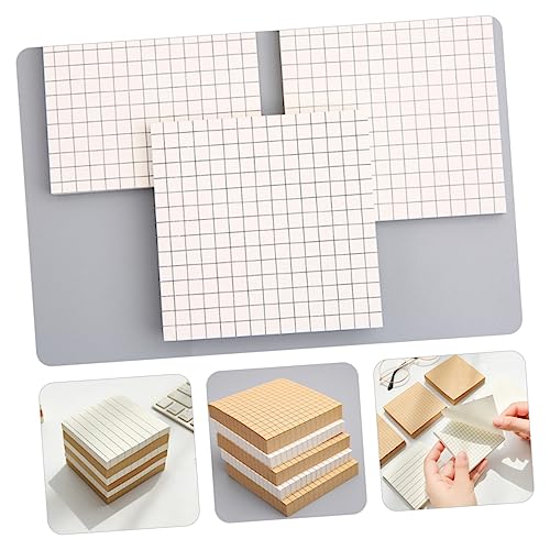 TEHAUX 6 Stück Teiliges Haftnotizen mit Starken Selbstklebenden Haftnotizen Vielseitige Memo Pads in Weiß und Kraftpapier Glatt Schreibbar für Schüler und Büro Planen und Erinnern TEHAUX 6 Stück Teiliges Haftnotizen mit Starken Selbstklebenden Haftnotizen Vielseitige Memo Pads in Weiß und Kraftpapier Glatt Schreibbar für Schüler und Büro Planen und Erinnern von TEHAUX