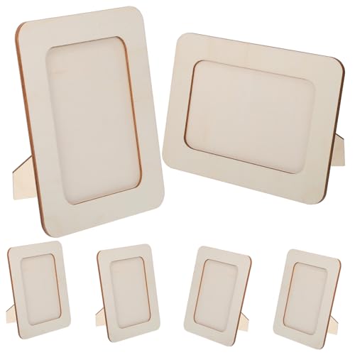 TEHAUX 6 Stück Teiliges Holz Bilderrahmen aus Gelbem Boxwood Unvollendete DIY Postkartenrahmen Rechteckige Holzrahmen für Fotos Hochzeitsdeko und Familienbilder Rustikal und Vielseitig TEHAUX 6 Stück Teiliges Holz Bilderrahmen aus Gelbem Boxwood Unvollendete DIY Postkartenrahmen Rechteckige Holzrahmen für Fotos Hochzeitsdeko und Familienbilder Rustikal und Vielseitig von TEHAUX