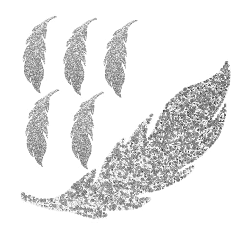 TEHAUX 6 Stück Teiliges Leaf Shaped Strass Applikationen DIY Bügelbare Patches für Kleidung Taschen Hüte und Accessoires Glitzernde Verzierung für Bastel und Nähprojekte TEHAUX 6 Stück Teiliges Leaf Shaped Strass Applikationen DIY Bügelbare Patches für Kleidung Taschen Hüte und Accessoires Glitzernde Verzierung für Bastel und Nähprojekte von TEHAUX