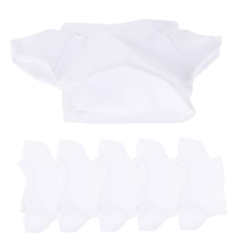 TEHAUX 6 Stück Teiliges Puppenkleidungs aus Baumwolle Niedliches Bären T Shirt Zart Verarbeitet Weiches Material Passend für Kuscheltierpuppen als von TEHAUX