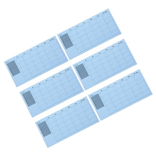 TEHAUX 6 Stück büromaterial office supplies Geschenkidee notitzzettelblock notizhalter zerreißbare Notizblöcke aus Papier Memo-Aufkleber für den Haushalt Aufkleber für Büronotizen Blue TEHAUX 6 Stück büromaterial office supplies Geschenkidee notitzzettelblock notizhalter zerreißbare Notizblöcke aus Papier Memo-Aufkleber für den Haushalt Aufkleber für Büronotizen Blue von TEHAUX