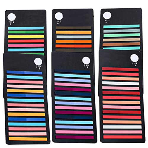 TEHAUX 6 Stück farbige Haftnotizen klebrige Indexregisterkarten sehen Pads Satz büromaterial office supplies Lesestreifen für den Haushalt selbstklebende Lesemarkierungen das Haustier TEHAUX 6 Stück farbige Haftnotizen klebrige Indexregisterkarten sehen Pads Satz büromaterial office supplies Lesestreifen für den Haushalt selbstklebende Lesemarkierungen das Haustier von TEHAUX