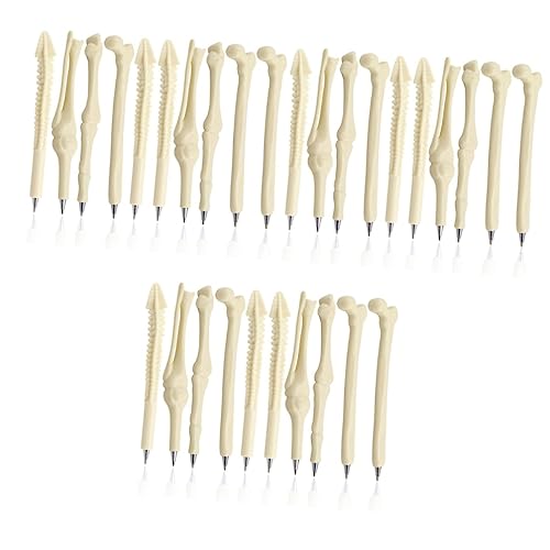 TEHAUX 60 Stck. Knochenförmiger Kugelschreiber Ästhetisch Pflege Versenkbare Kugelschreiberstifte Junge Schreibwaren Arzt Form Neuheitstifte Multipack Schwarz Zufällige Farbe TEHAUX 60 Stck. Knochenförmiger Kugelschreiber Ästhetisch Pflege Versenkbare Kugelschreiberstifte Junge Schreibwaren Arzt Form Neuheitstifte Multipack Schwarz Zufällige Farbe von TEHAUX