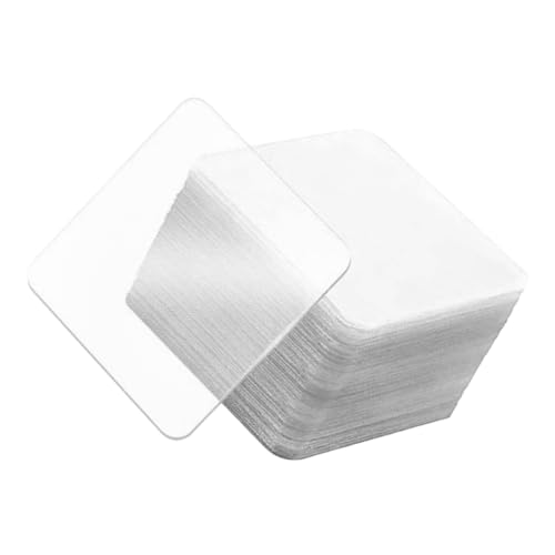 TEHAUX 60 Stück Doppelseitiges Klebeband Transparentes Hochleistungs Klebepad für Einfachen DIY Einsatz Anbringen von Bilderrahmen Postern und Leicht Zuschneidbar und Rückstandslos von TEHAUX