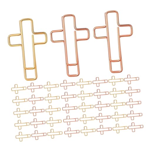 TEHAUX 60 Stück Teiliges Kreuz Büroklammern aus Metall Spirituelle Planer Journal-clips in Gold Roségold Langlebige Lesezeichen für Büro Schule Bibelstudium und Christliche Geschenkidee TEHAUX 60 Stück Teiliges Kreuz Büroklammern aus Metall Spirituelle Planer Journal-clips in Gold Roségold Langlebige Lesezeichen für Büro Schule Bibelstudium und Christliche Geschenkidee von TEHAUX
