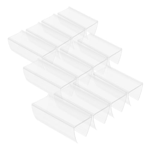 TEHAUX 60 Stück Teiliges Preisschildhalter Transparent Vielseitiger Etikettenhalter für Supermarktregale Installieren zur Preisanzeige und Werbung im Einzelhandel TEHAUX 60 Stück Teiliges Preisschildhalter Transparent Vielseitiger Etikettenhalter für Supermarktregale Installieren zur Preisanzeige und Werbung im Einzelhandel von TEHAUX
