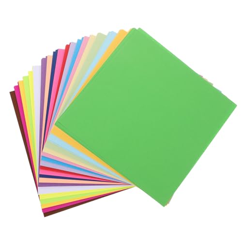 TEHAUX 600 Blatt Origami Papier Bunte Doppelseitige Bastelpapiere für DIY Kunsthandwerk Schulprojekte Vielseitig für Einfallsreiches Falten und Lernaktivitäten von TEHAUX
