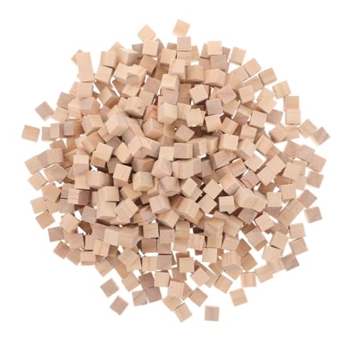 TEHAUX 600 Stück Natürliche Unbehandelte Holzwürfel Quadratische Blanko Bausteine für DIY Basteln Frühförderung Shower Dekoration Stapelspiel und Malprojekte TEHAUX 600 Stück Natürliche Unbehandelte Holzwürfel Quadratische Blanko Bausteine für DIY Basteln Frühförderung Shower Dekoration Stapelspiel und Malprojekte von TEHAUX