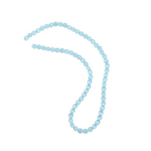 TEHAUX 66Stück Opal Katzenauge Armband Runde Edelsteinperlen Schmuck Für Unisex Handgefertigt Für Und Besondere Anlässe von TEHAUX
