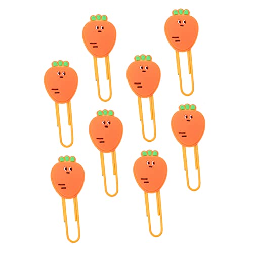TEHAUX 8 Stück Büroklammer Schule Clips Briefpapier Farbig Jumbo Geformt Klein Papierklammern Papierclips Schreibwarenclips Obst Hochzeitsdeko Süße Dokumentenklammern Weiches Gummi Orange TEHAUX 8 Stück Büroklammer Schule Clips Briefpapier Farbig Jumbo Geformt Klein Papierklammern Papierclips Schreibwarenclips Obst Hochzeitsdeko Süße Dokumentenklammern Weiches Gummi Orange von TEHAUX
