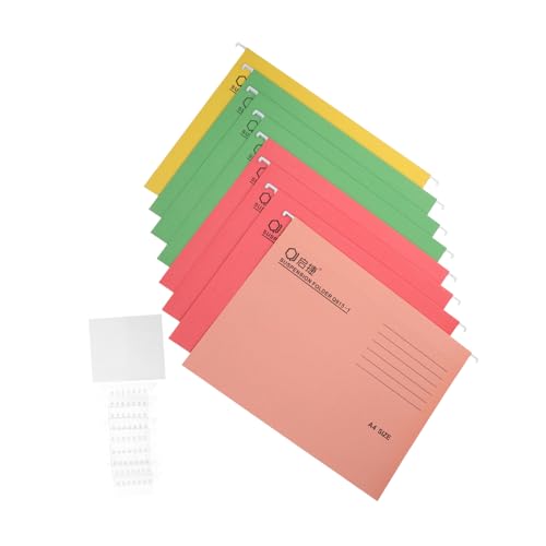 TEHAUX 8 Stück Hängeregistraturhalter Organizer Für Hängende Wandordner Organisatoren Büro Aktenkästen Inhaber Rahmen Dokumentieren Schreibtisch Organizer Suspension Wandordner-organizer von TEHAUX
