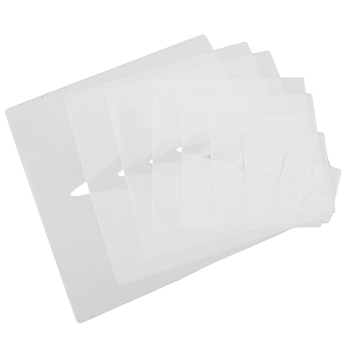 TEHAUX 8 Stück Inkjet-vorlage Stern-schablone Kunst Schablonen Sprühen Wände Für Malerei Malvorlage Wiederverwendbar Malschablonen Geformt Schablonen Zum Malen Wand Machen Pp Weiß TEHAUX 8 Stück Inkjet-vorlage Stern-schablone Kunst Schablonen Sprühen Wände Für Malerei Malvorlage Wiederverwendbar Malschablonen Geformt Schablonen Zum Malen Wand Machen Pp Weiß von TEHAUX