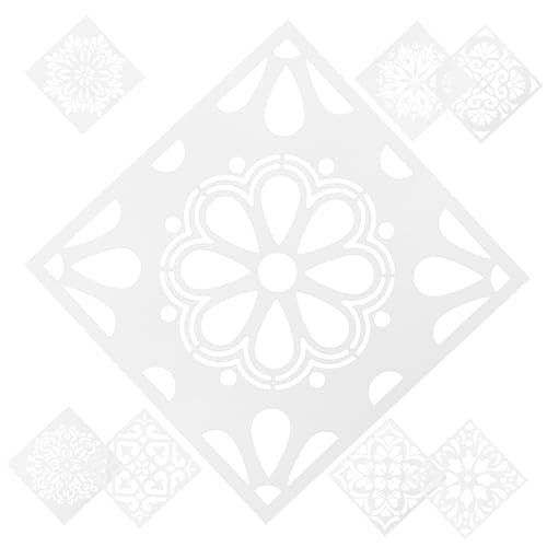 TEHAUX 8 Stück Malvorlagen für Kinderzeichnungsschablonen Kinderzeichnungswerkzeuge Mandala-Schablonen Mandala-Punkt-Vorlagen Vorlagen zum Zeichnen von Blumen Weiß TEHAUX 8 Stück Malvorlagen für Kinderzeichnungsschablonen Kinderzeichnungswerkzeuge Mandala-Schablonen Mandala-Punkt-Vorlagen Vorlagen zum Zeichnen von Blumen Weiß von TEHAUX