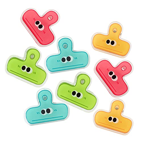 TEHAUX 8 Stück Ordner sub büroartikel büromaterial Terminplanerklammern kunstoffclips greifzange Papier Büroklammern mittel süße Taschenclips Chip -Tasche Chip-Clips dekorativ Plastik TEHAUX 8 Stück Ordner sub büroartikel büromaterial Terminplanerklammern kunstoffclips greifzange Papier Büroklammern mittel süße Taschenclips Chip -Tasche Chip-Clips dekorativ Plastik von TEHAUX