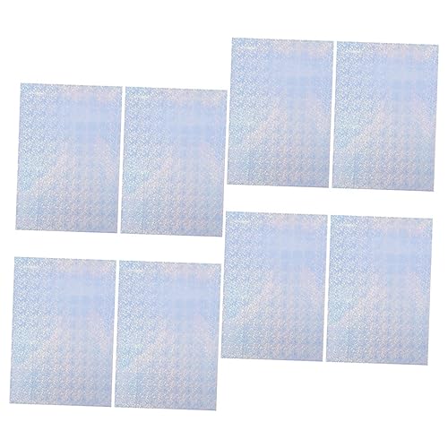 TEHAUX 8 Stück farbiges Papier buntes Papier Fotodruckpapier Drucken von farbigem Papier farbiges druckerpapier buntpapier einschlagpapier glänzendes Fotopapier Farbpapiere das Haustier von TEHAUX