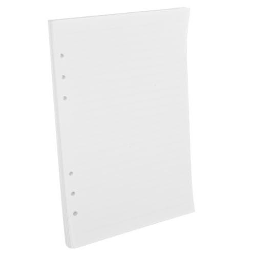TEHAUX 80 Blatt Nachfüllpapier Liniertes Ringbuch Ersatzpapier Dickes Notizbuch Einlage Flexibel Abnehmbar Für Kalender Wochenplaner College Timer von TEHAUX