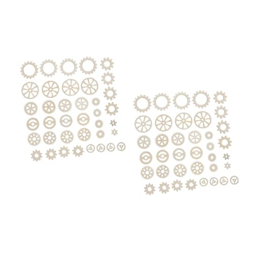TEHAUX 80 Stück Teiliges Holz Gear Bastelzubehör Diy Holzornamente für Scrapbooking Malen und Kunstprojekte Verschiedene für Kreative Bastelideen TEHAUX 80 Stück Teiliges Holz Gear Bastelzubehör Diy Holzornamente für Scrapbooking Malen und Kunstprojekte Verschiedene für Kreative Bastelideen von TEHAUX