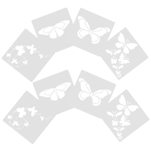 TEHAUX 8stücke Diy Malvorlagen Schmetterlings Schablonen Für Junge Mädchen Und Erwachsene Wiederverwendbare Pet Malvorlagen Für Bastelarbeiten Wanddekoration Und Scrapbooking TEHAUX 8stücke Diy Malvorlagen Schmetterlings Schablonen Für Junge Mädchen Und Erwachsene Wiederverwendbare Pet Malvorlagen Für Bastelarbeiten Wanddekoration Und Scrapbooking von TEHAUX