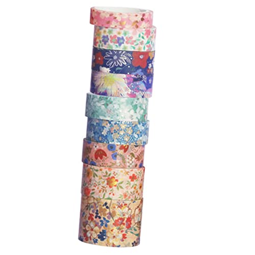 TEHAUX 9 Rollen Washi-Tape papierklebeband washi+-+tape Scrapbooking Washi Tape Blumen dekoratives Klebeband farbig aufkleber selbstklebende Bänder Washi Tape zum Verpacken von Geschenken TEHAUX 9 Rollen Washi-Tape papierklebeband washi+-+tape Scrapbooking Washi Tape Blumen dekoratives Klebeband farbig aufkleber selbstklebende Bänder Washi Tape zum Verpacken von Geschenken von TEHAUX