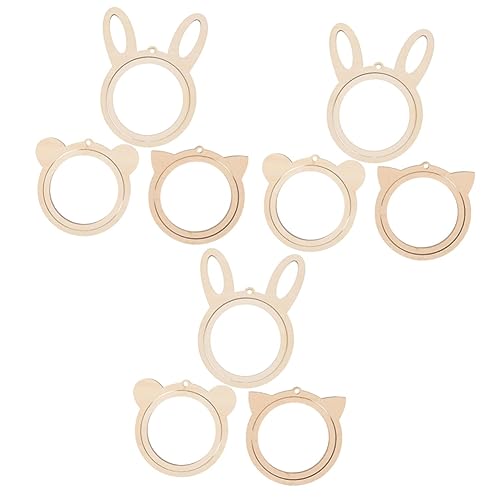 TEHAUX 9 Stk Bestickter Holzrahmen Stickzubehör Selber Machen Hasenohr-stickrahmen Stickrahmenkreis Kreuzstichzubehör Stickrahmen Mit Tieren Nahtring Kreuzstichreifen Stickpapier Hölzern TEHAUX 9 Stk Bestickter Holzrahmen Stickzubehör Selber Machen Hasenohr-stickrahmen Stickrahmenkreis Kreuzstichzubehör Stickrahmen Mit Tieren Nahtring Kreuzstichreifen Stickpapier Hölzern von TEHAUX