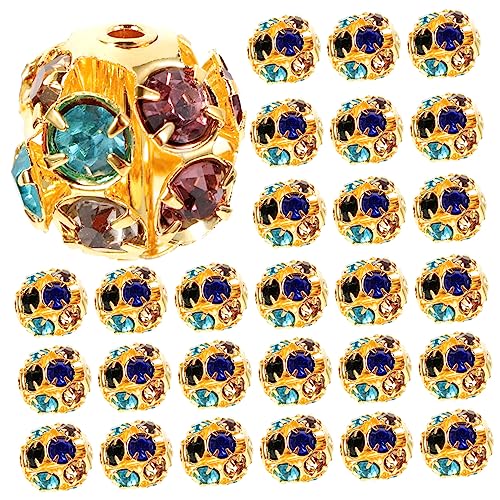 TEHAUX 90 Stück DIY Schmuckperlen Funkelnde Zwischenperlen für Armbänder und Lose Dekorative Perlen für Schmuckgestaltungen TEHAUX 90 Stück DIY Schmuckperlen Funkelnde Zwischenperlen für Armbänder und Lose Dekorative Perlen für Schmuckgestaltungen von TEHAUX