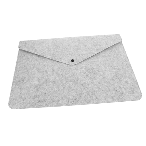 TEHAUX Aktentasche Filz Wiederverwendbare Dokumententasche Aktenaufbewahrungstasche Organizer Für Dokumente Graue Filztasche Für Büro Und Schule Und Langlebig TEHAUX Aktentasche Filz Wiederverwendbare Dokumententasche Aktenaufbewahrungstasche Organizer Für Dokumente Graue Filztasche Für Büro Und Schule Und Langlebig von TEHAUX