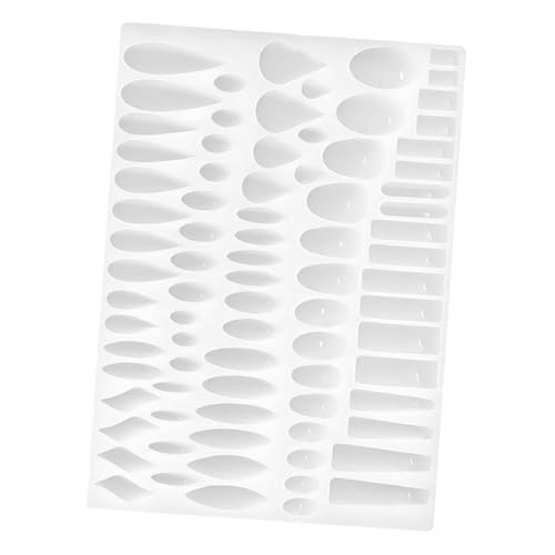 TEHAUX Anhänger Klebeform Schmuck Ohrringe Halskette Anhänger Silikonformen Kristallcluster Form Steine Harzformen DIY Silikonformen Epoxidharz Halsketten Anhängerform von TEHAUX