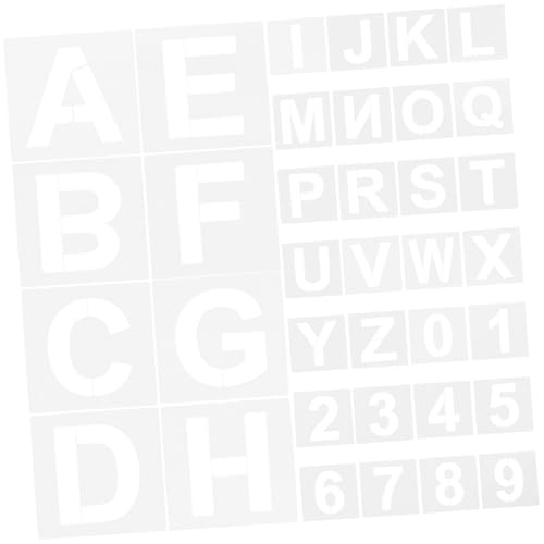 TEHAUX Bastel- Und Malschablonen 10 2 cm Wiederverwendbare Schablonen Alphabet-buchstabenvorlagen Für Wandkunstprojekte TEHAUX Bastel- Und Malschablonen 10 2 cm Wiederverwendbare Schablonen Alphabet-buchstabenvorlagen Für Wandkunstprojekte von TEHAUX
