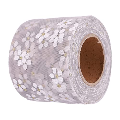 TEHAUX Bugnetzgürtel Bandspitze Blumen- Bänder für Handwerk Mini dekorativ Stoff Blumenbanddekoration Gazeband Zierband zum Nähen Stickerei zum Nähen besticktes Band Grau TEHAUX Bugnetzgürtel Bandspitze Blumen- Bänder für Handwerk Mini dekorativ Stoff Blumenbanddekoration Gazeband Zierband zum Nähen Stickerei zum Nähen besticktes Band Grau von TEHAUX