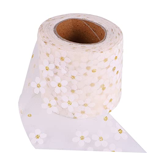 TEHAUX Bugnetzgürtel Stoffband Blumendekoration Nähen Blumen- Gazeband Für Kopfschmuck Schier Wickelband Spitze Meter Schneiderei Band Für Bouquet Rustikal Mini Beige TEHAUX Bugnetzgürtel Stoffband Blumendekoration Nähen Blumen- Gazeband Für Kopfschmuck Schier Wickelband Spitze Meter Schneiderei Band Für Bouquet Rustikal Mini Beige von TEHAUX