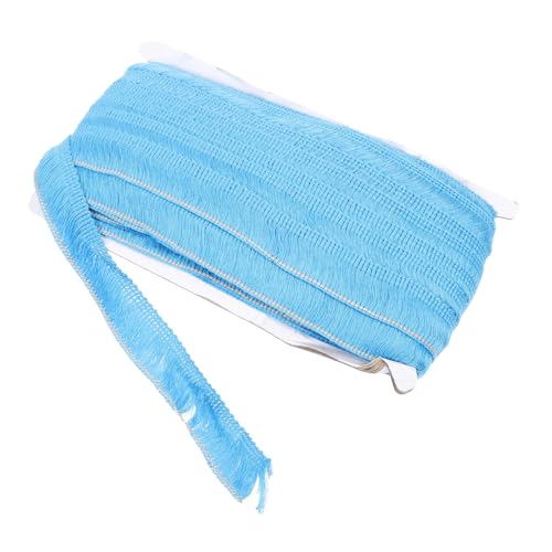 TEHAUX Bunte Polyester -spitzenzubehör Trimmen Bänder Quasten Zum Basteln Nähen Spitze Mit Fransenbesatz Trimmt Hochzeit Spitzenband Randverkleidung Fransen Quastenbesatz Himmelblau TEHAUX Bunte Polyester -spitzenzubehör Trimmen Bänder Quasten Zum Basteln Nähen Spitze Mit Fransenbesatz Trimmt Hochzeit Spitzenband Randverkleidung Fransen Quastenbesatz Himmelblau von TEHAUX
