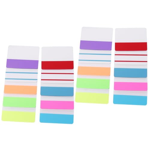 TEHAUX Bunte Selbstklebende Lesezeichen Tabs Große Transparente Index registermarken für Bücher Handschriftlich Beschreibbar Farbige Seitenmarker für Schule Büro Studium und Lesen TEHAUX Bunte Selbstklebende Lesezeichen Tabs Große Transparente Index registermarken für Bücher Handschriftlich Beschreibbar Farbige Seitenmarker für Schule Büro Studium und Lesen von TEHAUX