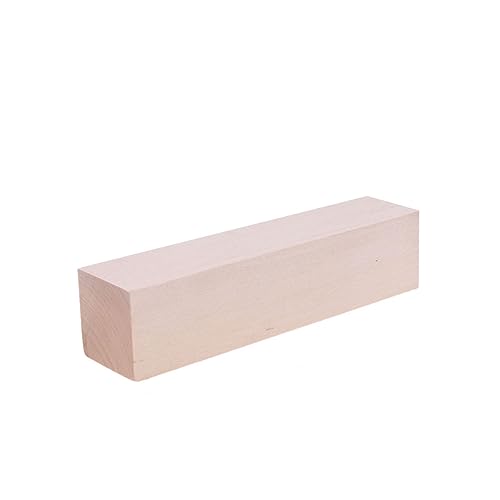 TEHAUX DIY Handgemachte Holzblöcke für Bastelprojekte Natürliche Farbe zum Gravieren Malen und Dekorieren von Kunstwerken von TEHAUX