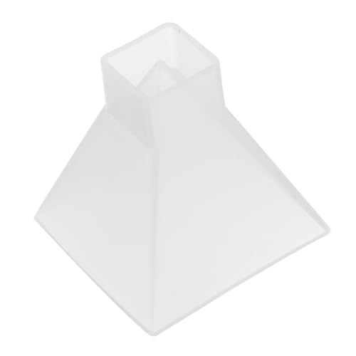 TEHAUX DIY Silikon Pyramid Form für Epoxidharz Klare Gießform für Kreative Bastelprojekte für Trockenblumen und Einzigartige Ornamente von TEHAUX