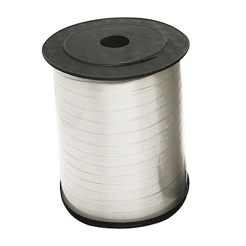 TEHAUX Dekoband Kunststoff Yards Silber für Hochzeiten und DIY Projekte für Floristen Partyplaner und Bastler von TEHAUX