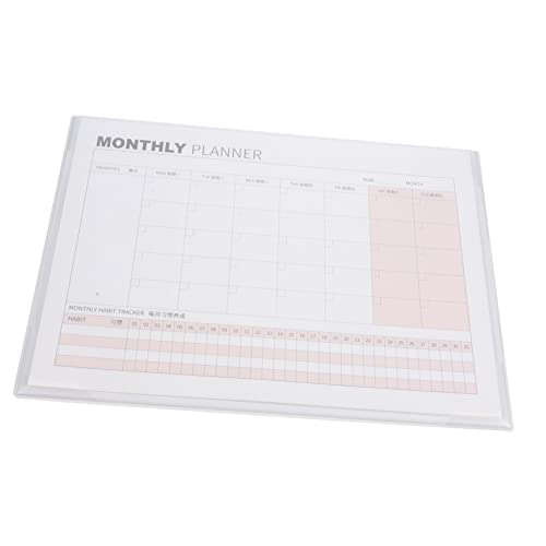 TEHAUX Desktop Monatsplaner Notizblock Selbstgestaltbarer Kalender für Büro Schule und Zuhause Leeres Design für Planung und Notizen Beige Vielseitig Einsetzbar für To Do Listen und TEHAUX Desktop Monatsplaner Notizblock Selbstgestaltbarer Kalender für Büro Schule und Zuhause Leeres Design für Planung und Notizen Beige Vielseitig Einsetzbar für To Do Listen und von TEHAUX
