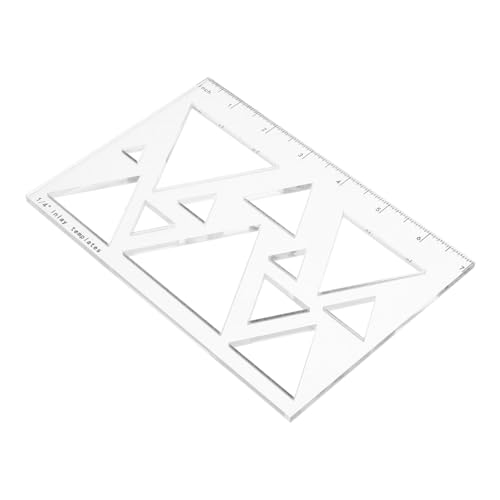 TEHAUX Diy-frässchablone Für Holzbearbeitung, Anleitung Zum Schneiden Und Positionieren Von Acryl, Inlay-fräser, Acryl-vorlagen Für Fräsführungen Für Holzbearbeitung TEHAUX Diy-frässchablone Für Holzbearbeitung, Anleitung Zum Schneiden Und Positionieren Von Acryl, Inlay-fräser, Acryl-vorlagen Für Fräsführungen Für Holzbearbeitung von TEHAUX