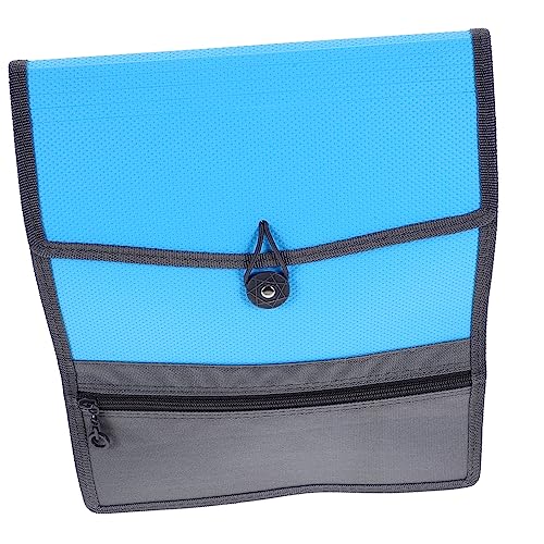TEHAUX Dokumententasche Aus Pp-canvas Mann Tasche Für Männer Tragetaschen Für Damen Ordnertasche Dokumentieren Taschen Für Frauen Datei Aufbewahrungstasche Büro Schulranzen Blue Segeltuch von TEHAUX