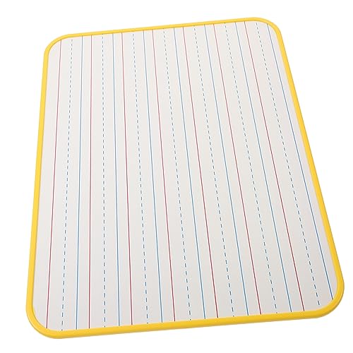 TEHAUX Doppelseitiges Whiteboard mit Gelbem Rahmen Abwischbare Schreibtafel für Büro und Klassenzimmer Kreatives und Zeichenbrett für Jugendliche für To Do Listen von TEHAUX