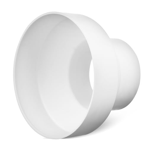 TEHAUX Duct Reduzierer Adapter Kunststoff Lüftungsrohr Verbinder Einsetzbar für Klimaanlagen Ventilationssysteme und Trockner Einfache Installation Verbesserte Luftzirkulation von TEHAUX