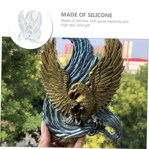 TEHAUX Eagle Silikonform für Epoxidharz Gießen Detaillierte DIY Wanddekoration Flexible Gießform für Adler Ornamente Einfach zu Entformen für Bastelgeschenke TEHAUX Eagle Silikonform für Epoxidharz Gießen Detaillierte DIY Wanddekoration Flexible Gießform für Adler Ornamente Einfach zu Entformen für Bastelgeschenke von TEHAUX