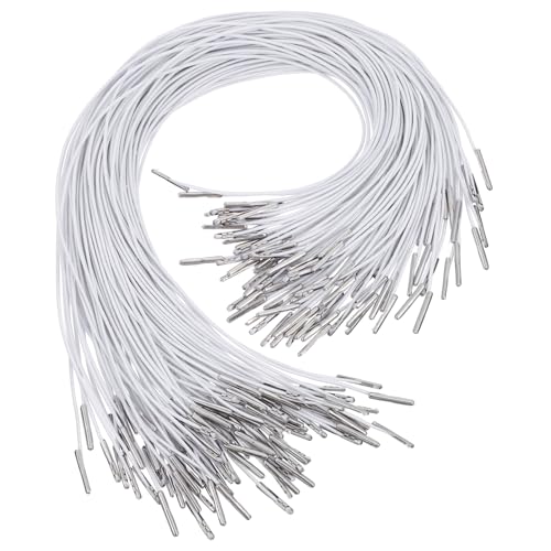 TEHAUX Elastische Seile für selbstgemachte Maskenherstellung, langlebige und leichte Maske, elastische Schnüre, sicher und sanft für langes Tragen, Hüte, Heimgebrauch, glatte Oberfläche, einfach, 100 von TEHAUX