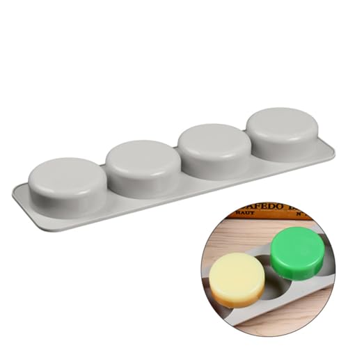 TEHAUX Fach Silikon Seifenform Oval für DIY Seifenherstellung und Kuchenbacken Lebensmittelecht Antihaftbeschichtet Flexibel für Ofen und Mikrowelle Geeignet von TEHAUX